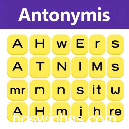 Antonyms Match: A Captivating Wordplay Adventure on winhqs